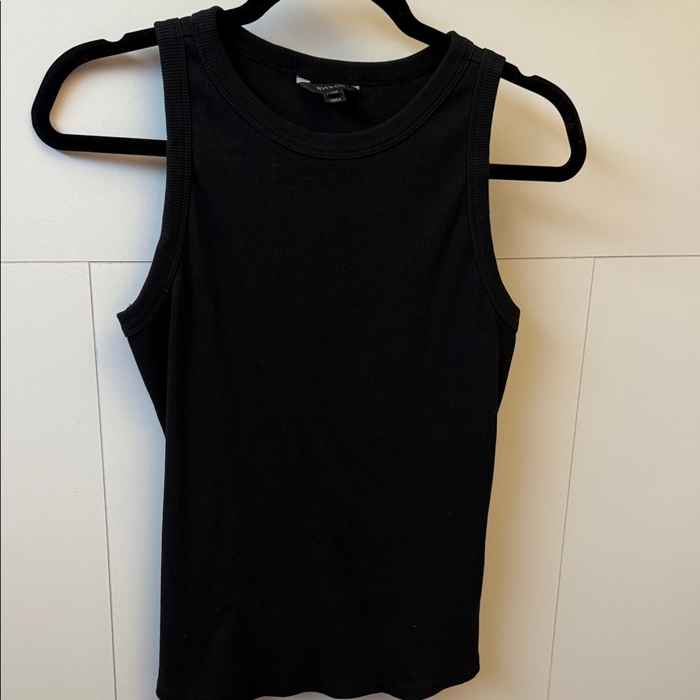 RW&CO. Classic Black Tank Top